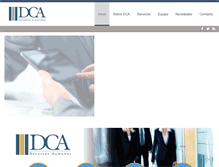 Tablet Screenshot of dca.com.uy